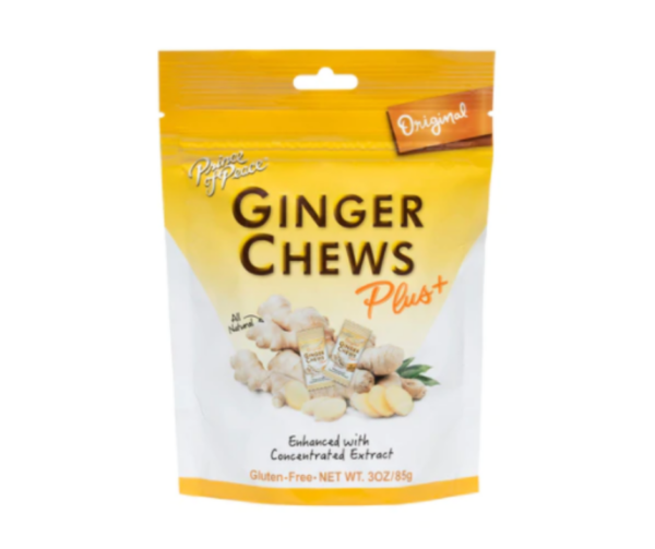 All natural, gluten free Ginger Original Chew PLUS 3oz