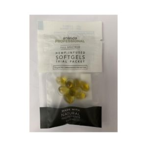 Ananda professional softgels hemp infused trial packet 8ct