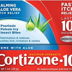 Cortizone 10 with aloe vera itch relief 1 ounce